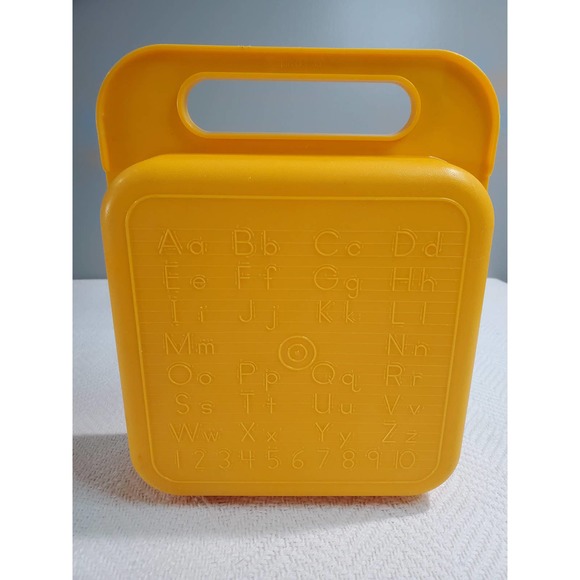 Tupperware Other - Tupperware Stencil Case Alphabet Lunch Box Storage Container #1407-7 (Yellow)